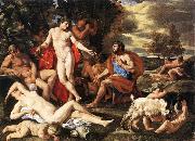 Nicolas Poussin Midas and Bacchus Norge oil painting reproduction